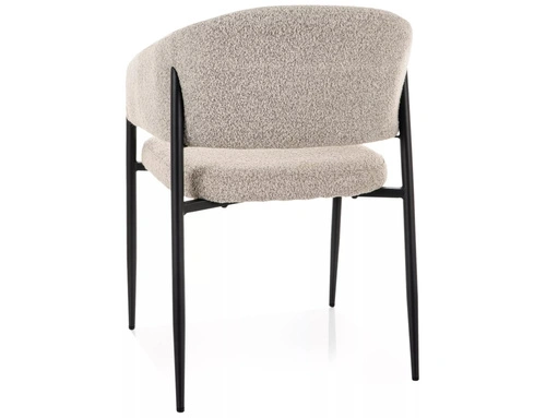 Intesi Kapia čalouněná jídelní židle béžová s područkami