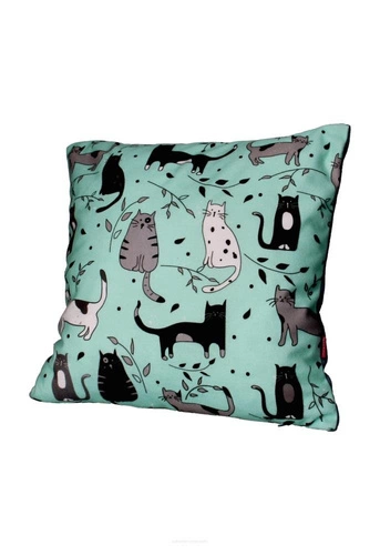 Dekorační sametový polštář Kitty 40x40 cm antialergický moderní do obýváku