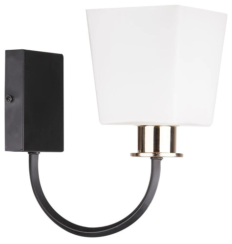 Nástěnná lampa Schubert 1x40W E27 černá/bílá