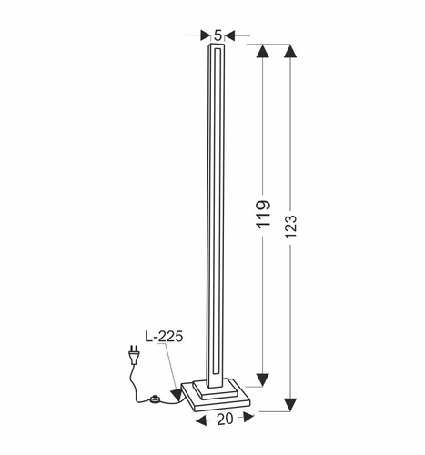 buk Stojací lampa Alset dřevo + stříbrná 1x18W LED 4000