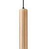 Závěsné dřevěné svítidlo LINO 1 moderní válec do obýváku kuchyně i nad ostrůvek Sollux