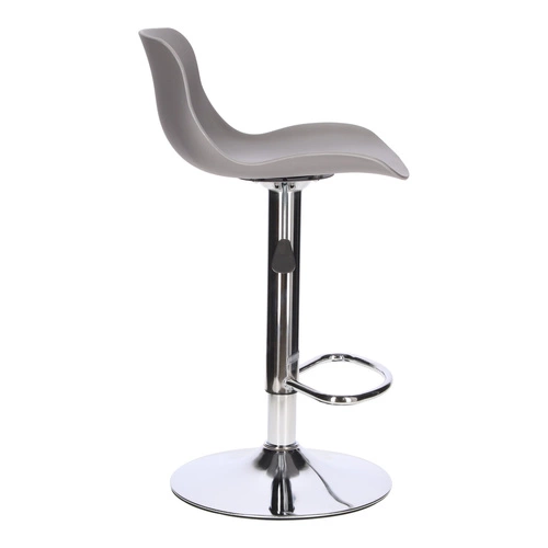 Barová stolička Inge šedá/ chrom outlet