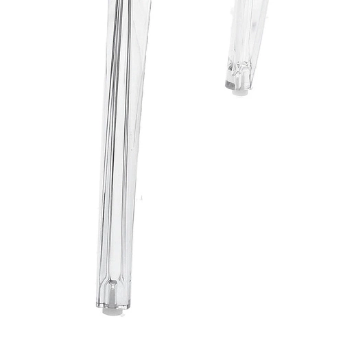 Moderní průhledná jídelní židle s područkami, stohovatelná SCAB Design Vanity