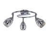 Spirálová stropní lampa Milton 3x10W E14 chrom