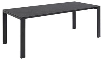Jídelní stůl Brentford černý moderní s keramickou deskou 200x90 cm Actona