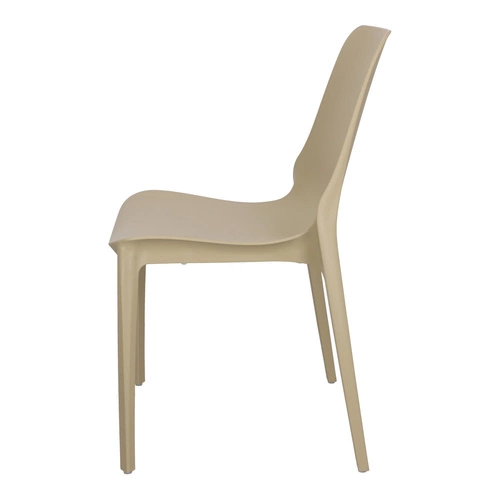 Zahradní židle Ginevra SCAB Design šedá moderní plastová stohovatelná na zahradu