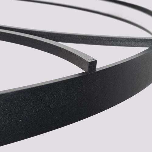 Moderní černý LED lustr RIO BIO 110 do obýváku a jídelny 3000K