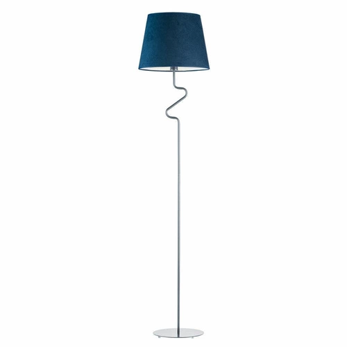 Podlahová lampa FOGO stříbrná petrolejová