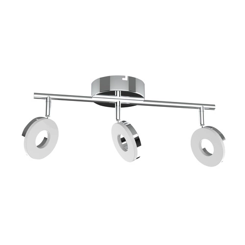 Stropní světelný pásek Thema 3x5W LED chrom