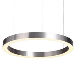 CIRCLE 60 LED závěsná lampa kartáčovaný nikl 60 cm