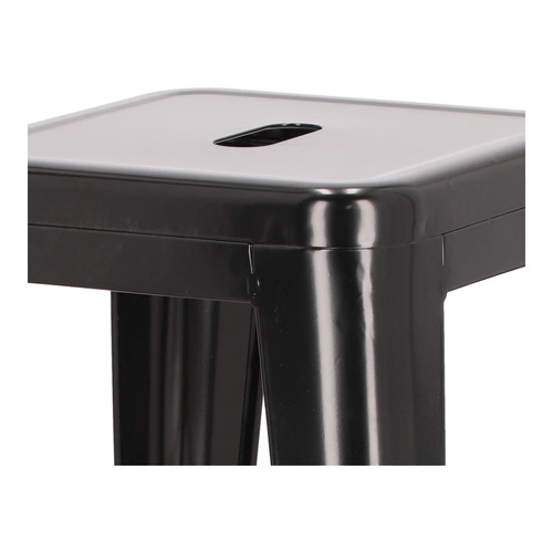 Barová židle Paris 66 cm černá inspirovaná Tolix OUTLET