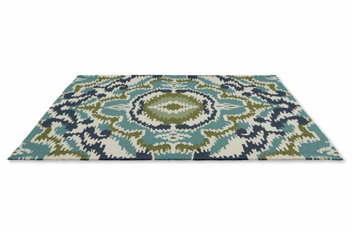 Venkovní koberec na terasu Ixora Emerald Palm 200x280 cm klasický snadno čistitelný Harlequin