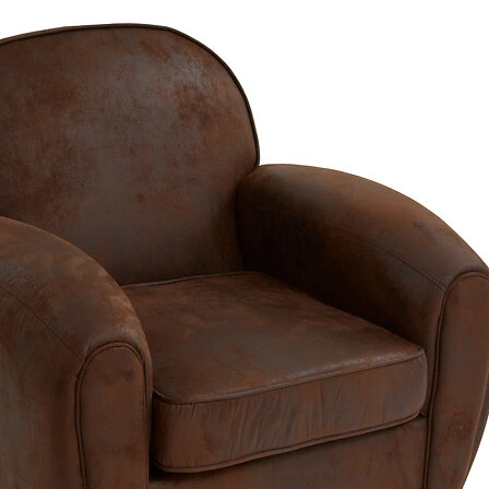 Klubové křeslo Stanis Atmosphera hnědé vintage do obýváku a pracovny