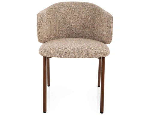 Čalouněná béžová jídelní židle Tacoma Intesi do jídelny a obýváku