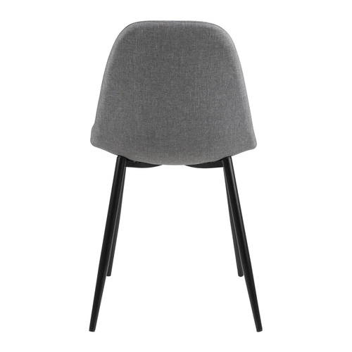 Čalouněná jídelní židle Wilma Actona moderní šedá s černými nohami