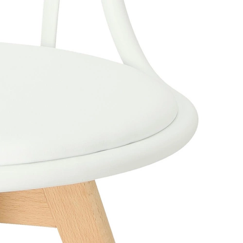 Sada 4 bílých židlí Sirena