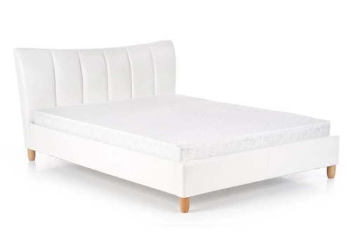 Čalouněná postel Sany bílá