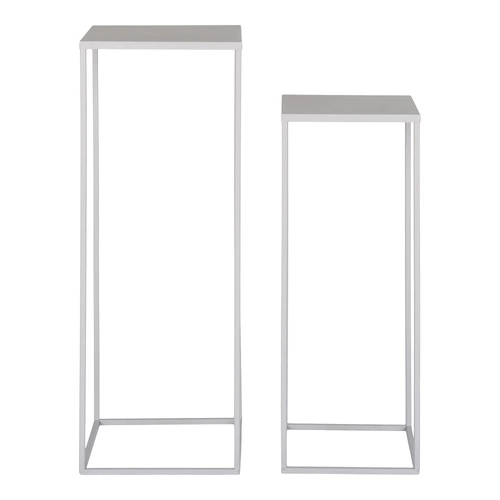 Sada kovových květináčů Beja Intesi šedá moderní do obýváku a kanceláře 60/50 cm