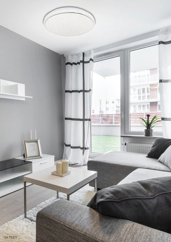 Stropní LED svítidlo Jasper 49 cm bílé moderní do obýváku, ložnice, kuchyně CANDELLUX