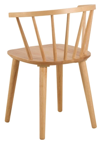 Dřevěná jídelní židle Ida Actona skandinávská s područkami přírodní