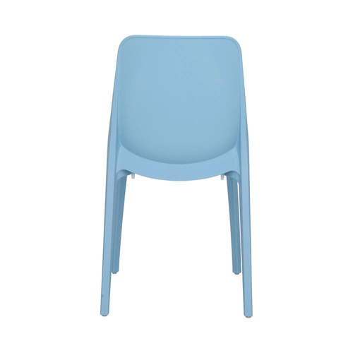 Zahradní stohovatelná židle Ginevra modrá z plastu moderní SCAB Design