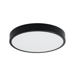 Stropní LED svítidlo ONYX 50 černé moderní kulaté do obývacího pokoje a ložnice SOLLUX