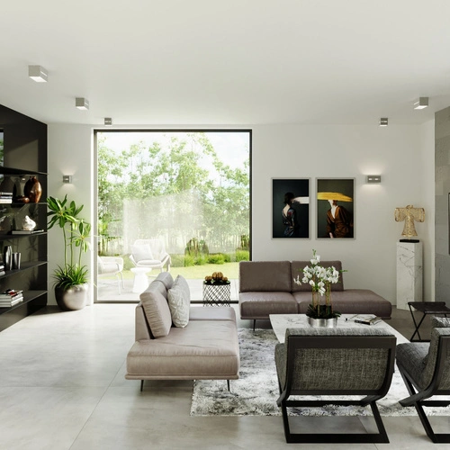 Moderní nástěnné svítidlo LOBO MAXI šedé hliníkové do obýváku a ložnice Sollux Lighting