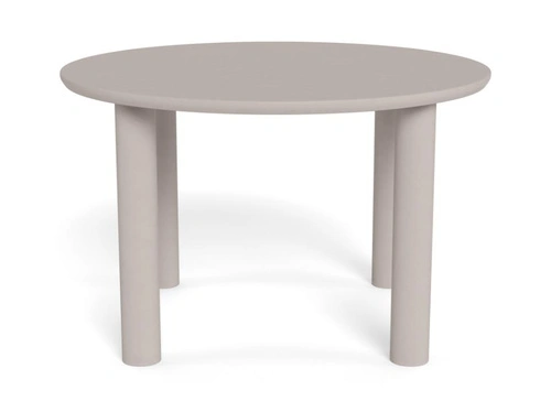 Stůl kulatý Magee 120 cm šedý moderní do jídelny a obývacího pokoje