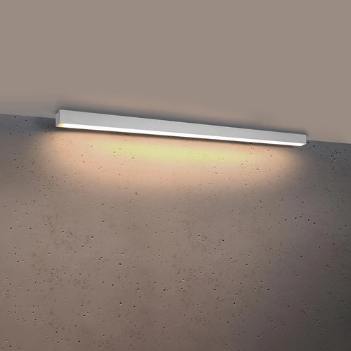 Stropní LED svítidlo Pinne bílá 117 cm moderní do obýváku, kuchyně a předsíně