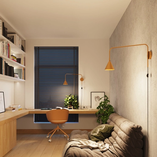 Nástěnné svítidlo NOX zlaté moderní kovové do ložnice a obýváku SOLLUX LIGHTING 61 cm