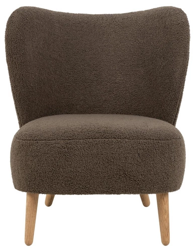 Křeslo Elmont hnědé/přírodní