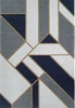 Koberec Gatsby Dark blue 200x300 Art deco