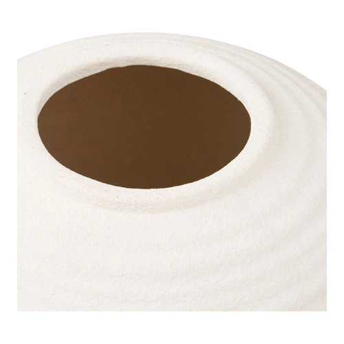 Váza Glob House Nordic bílá keramická dekorativní váza do obývacího pokoje