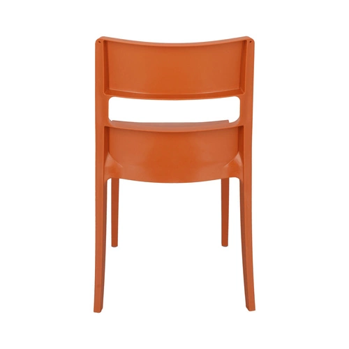 Zahradní stohovatelná plastová židle Sai SCAB Design oranžová na zahradu a do banketové síně