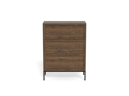 Komoda Palmdale kouřový dub se zásuvkami na nožičkách do obývacího pokoje