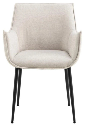 Čalouněná jídelní židle Bonita béžová s područkami moderní Actona