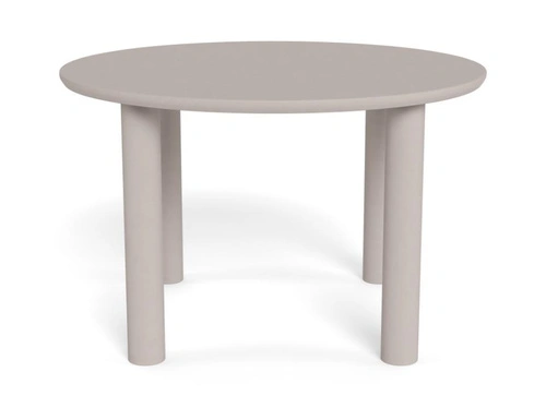 Stůl kulatý Magee 120 cm šedý moderní do jídelny a obývacího pokoje