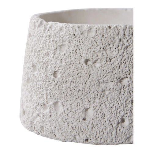 House Nordic sada 2 šedých cementových svícnů boho na stůl do obýváku