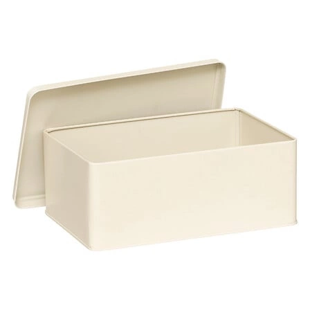 Sada 3 kovových dekoračních krabiček Deskolor šedé do kanceláře a dětského pokoje