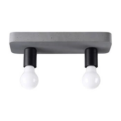 Stropní svítidlo TAVO 2 šedý betonový industriální do obýváku a kuchyně Sollux Lighting