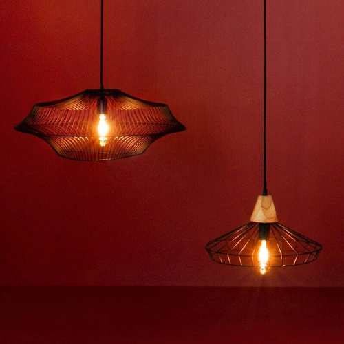 Visící lampa Ben černá