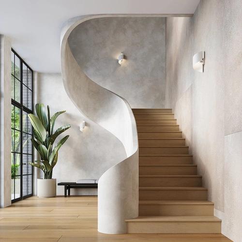 Moderní bílá nástěnná lampa TALASSA SOLLUX LIGHTING do obýváku a ložnice kovová 31 cm