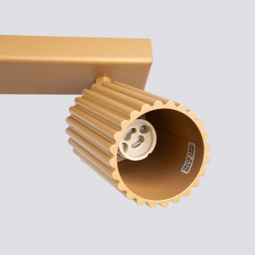 Stropní svítidlo KARBON 4x zlaté nastavitelné glamour do obýváku a ložnice SOLLUX LIGHTING