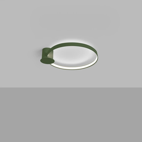 Stropní LED svítidlo RIO 55 olivově zelené moderní kulaté do obýváku a kuchyně Thoro