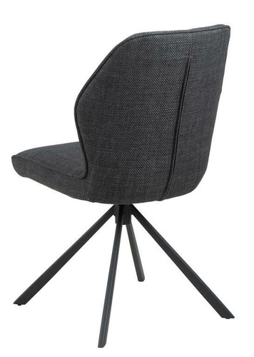 Otočná čalouněná židle Aura tmavě šedá Actona do jídelny a obýváku moderní