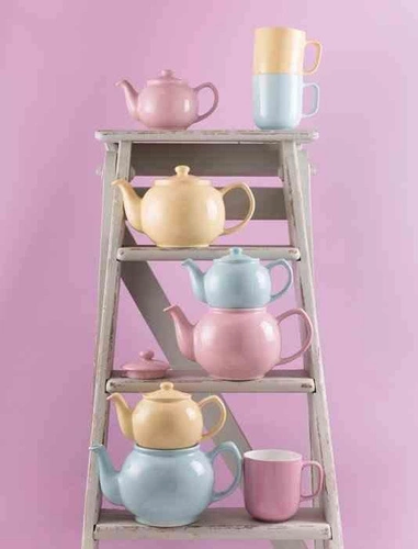 PK - Konvice na čaj, 1,1 l, světle růžová