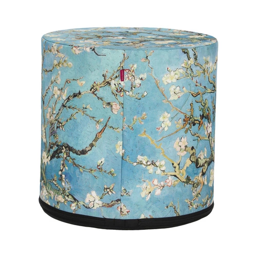 Zahradní kulatý puf Japandi MOOD moderní voděodolný na zahradu balkon terasu