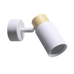 Nástěnné svítidlo Claro moderní bílé s dřevem LED nastavitelné do ložnice a obývacího pokoje CANDELLUX