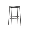 Moderní černá dřevěná barová stolička bez opěrky TRICK wood SCAB Design 75 cm do kuchyně