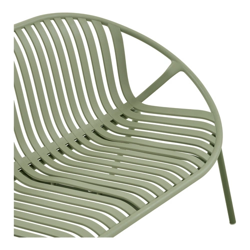 Zahradní nábytek set Saly House Nordic moderní zelený na terasu se stolkem